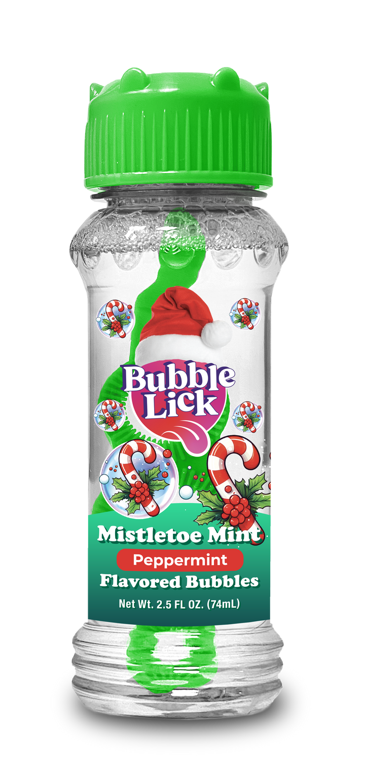 BubbleLick Holiday Edition Flavored Bubbles, Christmas Toysmith BubbleLick Holiday Edition Flavored Bubbles, Christmas Bonjour Fete - Party Supplies