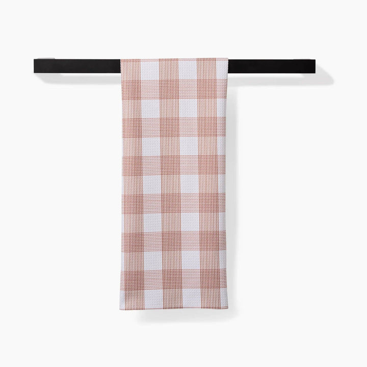 Vintage Gingham Natural Tea Towel Geometry Vintage Gingham Natural Tea Towel Bonjour Fete - Party Supplies