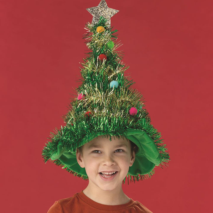 DANCING CHRISTMAS TREE HAT Mud Pie Christmas DANCING CHRISTMAS TREE HAT Bonjour Fete - Party Supplies