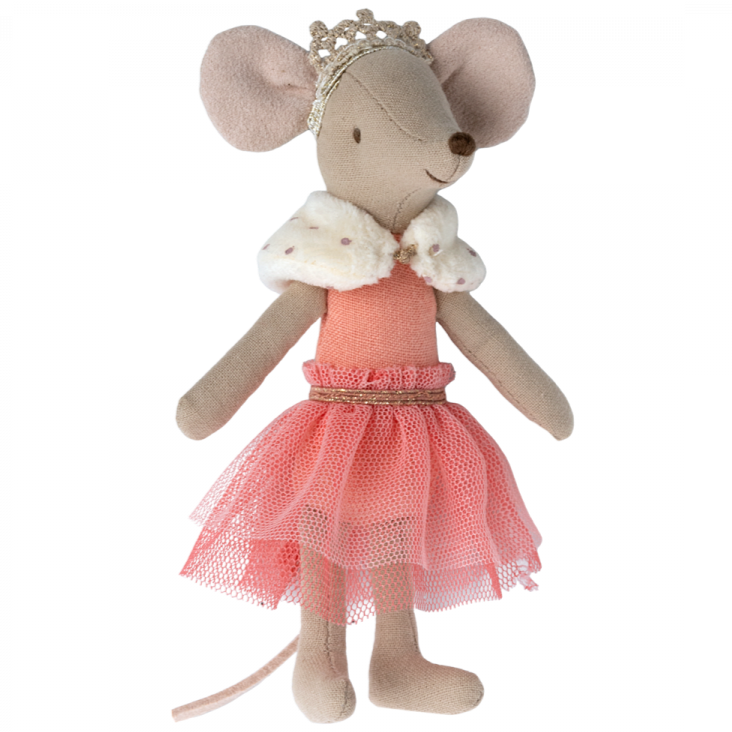 Princess Mouse, Big Sister - Coral Maileg USA Mice Bonjour Fete - Party Supplies
