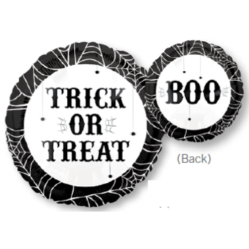 SPIDER WEBBING TRICK OR TREAT BALLOON Anagram In Store Balloons Bonjour Fete - Party Supplies