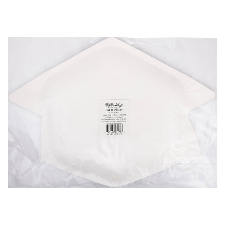 Graduation Cap Shaped Paper Plates Bonjour Fete Party Supplies Graduation