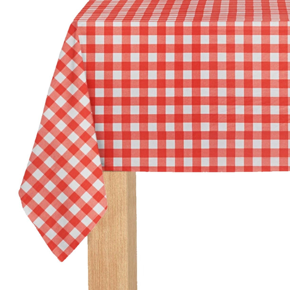 RED GINGHAM PAPER TABLECLOTH – Bonjour Fête