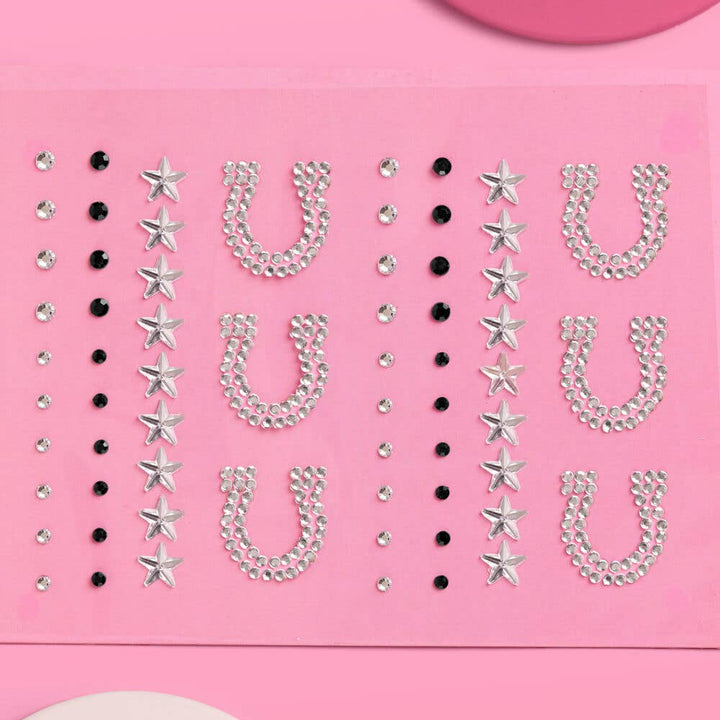 Texas Hold 'Em Gem Set - 64 adhesive face gems xo, Fetti Texas Hold 'Em Gem Set - 64 adhesive face gems Bonjour Fete - Party Supplies