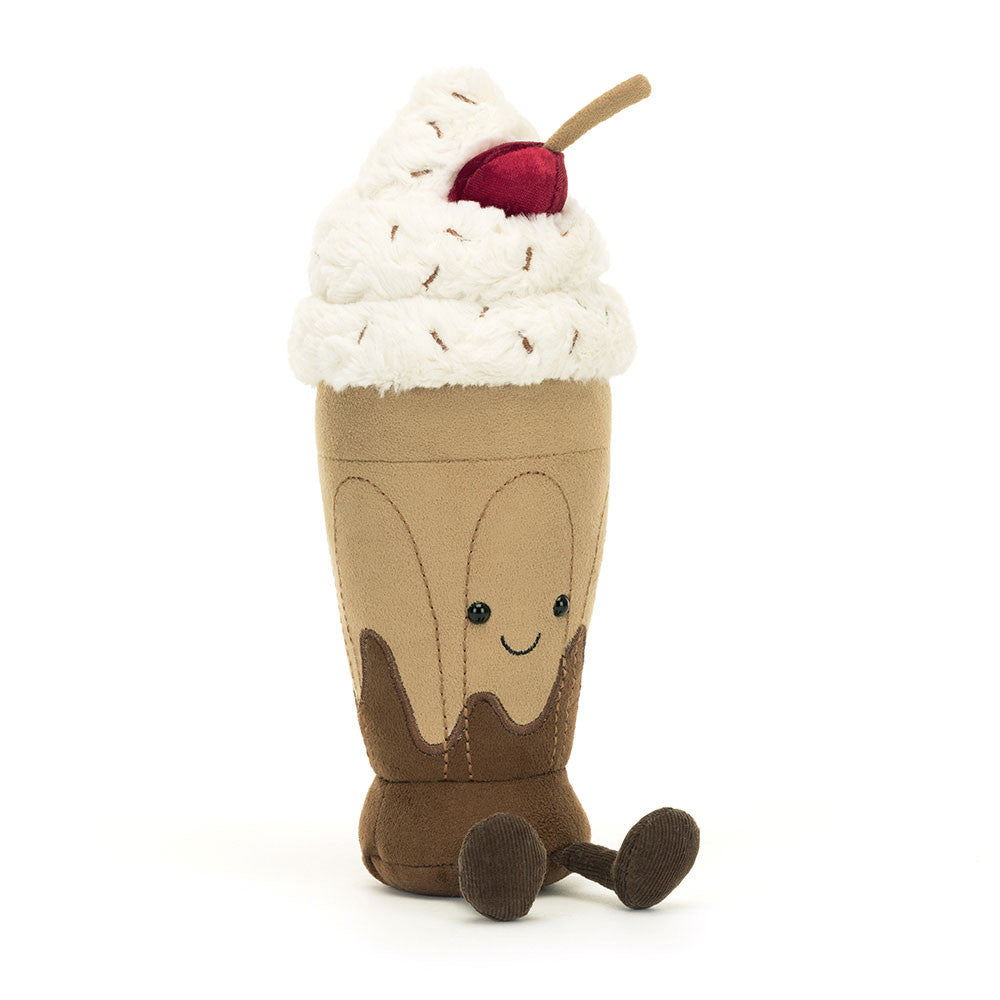 AMUSEABLES CHOCOLATE MILKSHAKE BY JELLYCAT Jellycat Dolls & Stuffed Animals AMUSEABLES CHOCOLATE MILKSHAKE BY JELLYCAT Bonjour Fete - Party Supplies