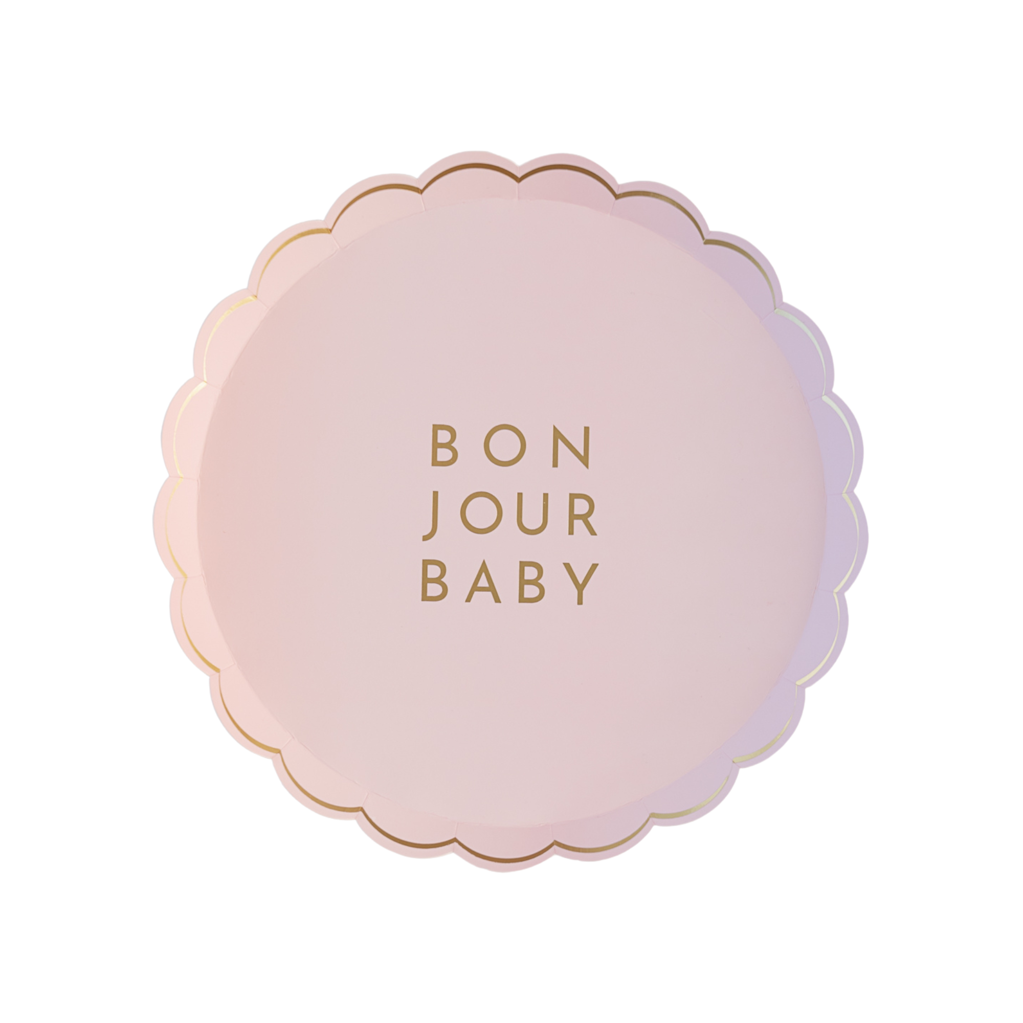 BONJOUR BABY PETAL PINK SMALL PLATES – Bonjour Fête