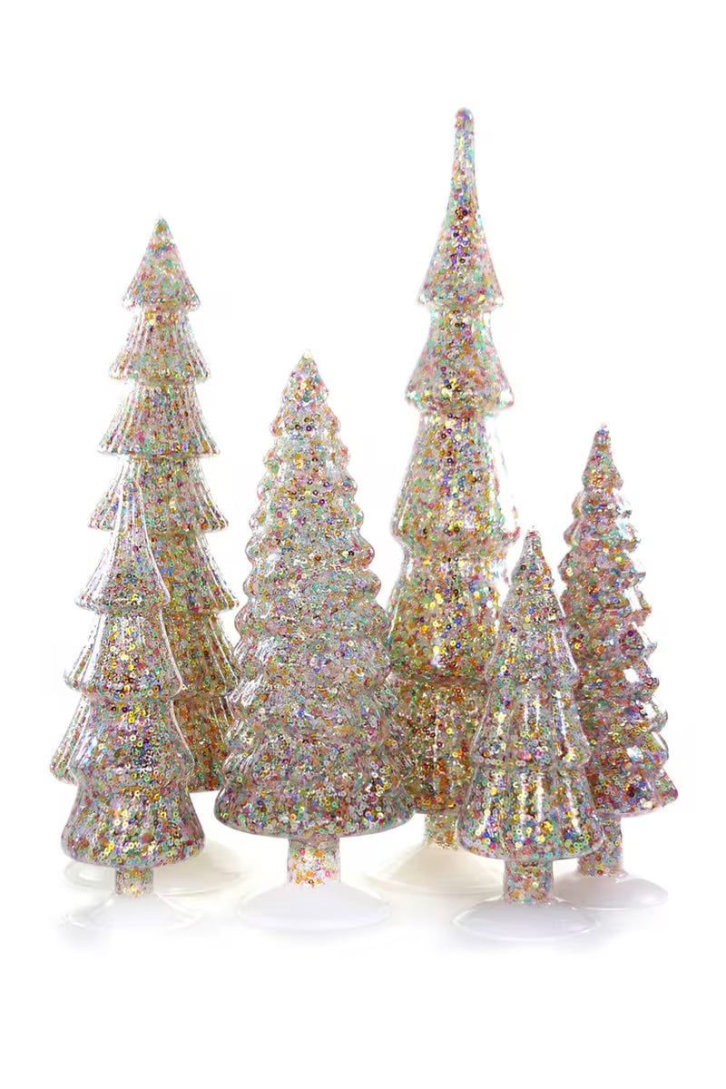 CONFETTI GLASS TREE SET BY CODY FOSTER