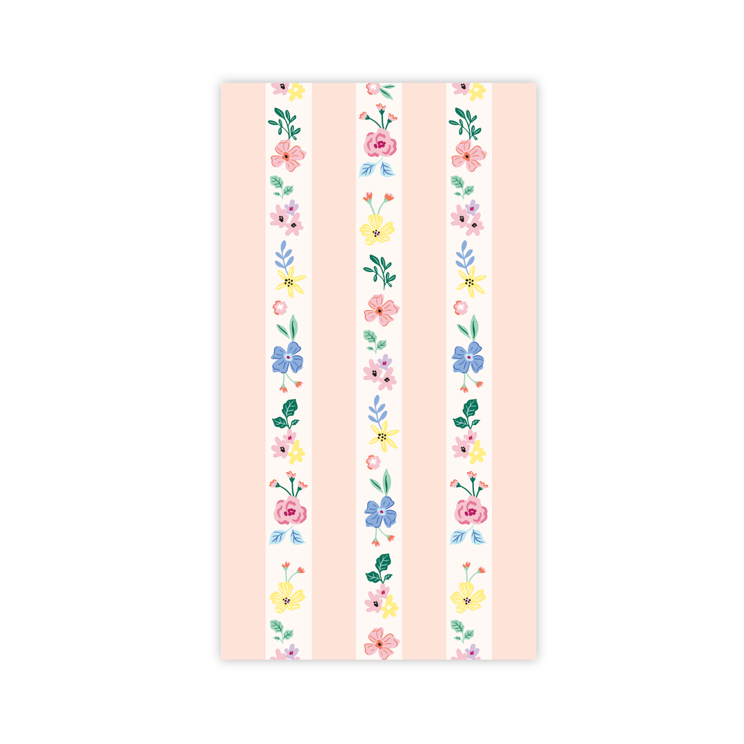 MULTICOLOR ELEGANT FLORAL GUEST TOWELS Bonjour Fete Napkins MULTICOLOR ELEGANT FLORAL GUEST TOWELS Bonjour Fete - Party Supplies