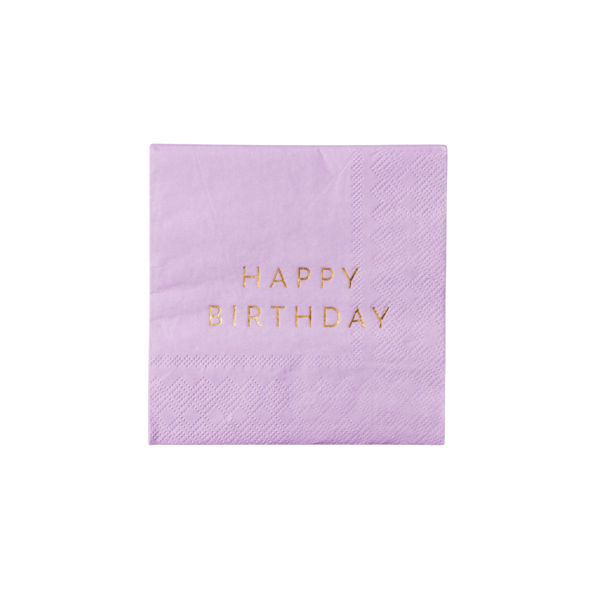 LE LILAC SIGNATURE HAPPY BIRTHDAY COCKTAIL NAPKINS - Bonjour Fête
