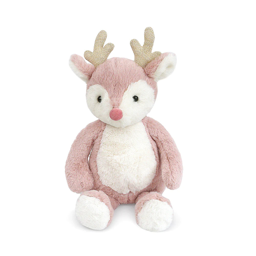 Holly Reindeer Plush Toy Bonjour Fete Party Supplies Holiday Toys & Books