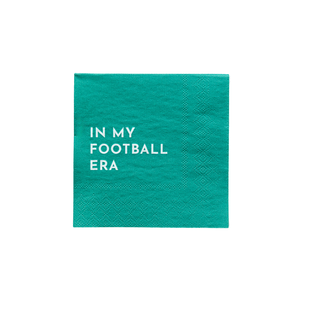 IN MY FOOTBALL ERA COCKTAIL NAPKINS Bonjour Fete Napkins Bonjour Fete - Party Supplies