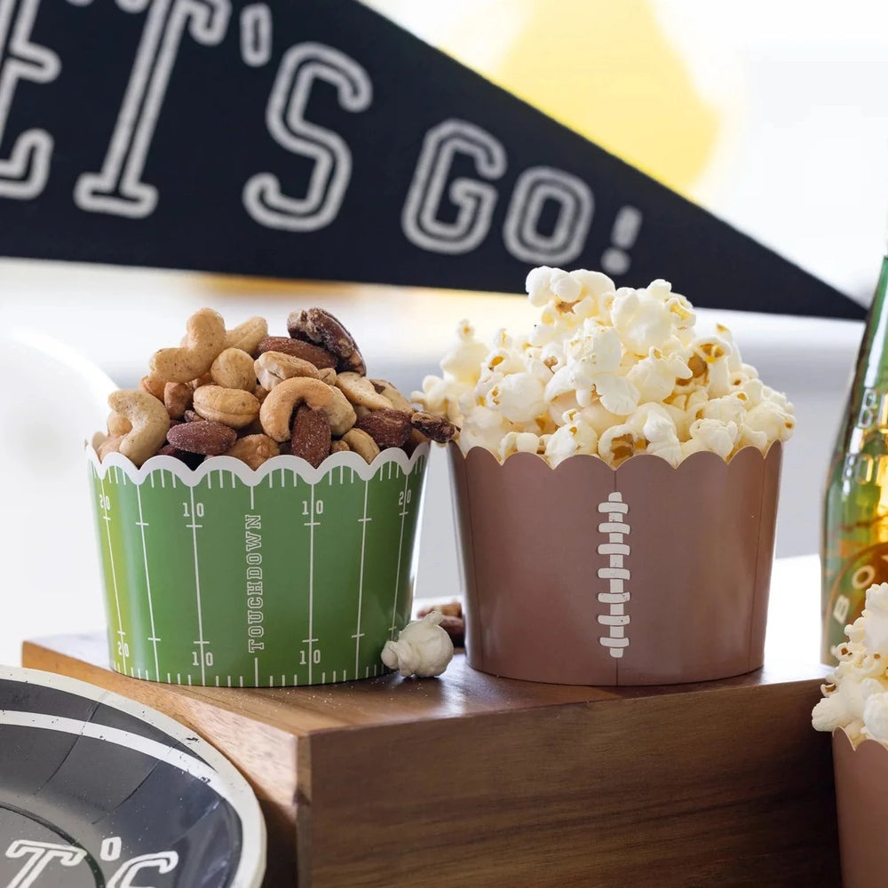 Jumbo Football Food Cups Bonjour Fete Party Supplies Super Bowl Party Sports party