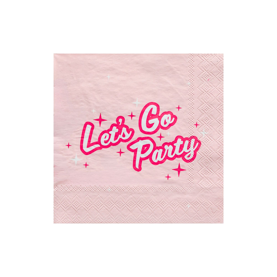 LETS GO PARTY NAPKINS Bonjour Fete Napkins Bonjour Fete - Party Supplies