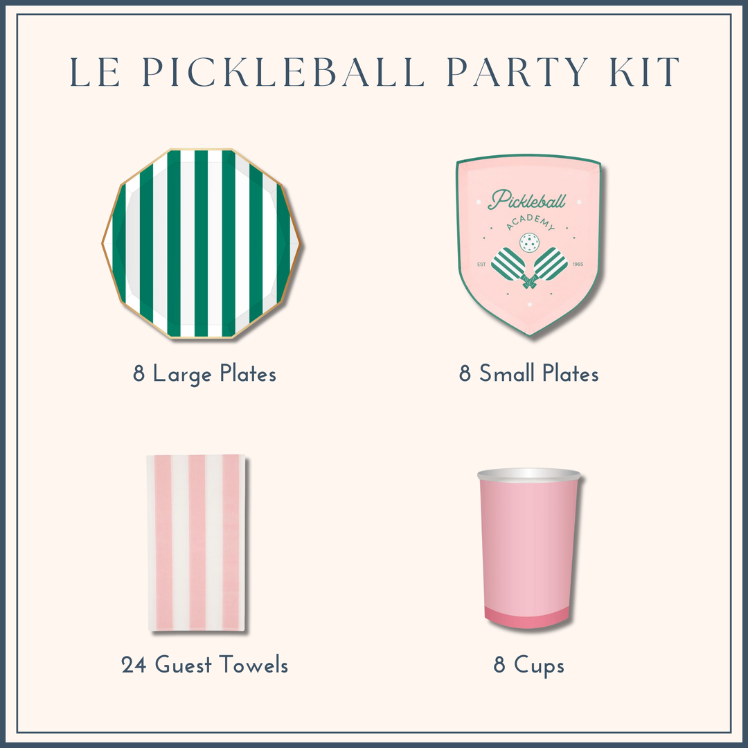 LE PICKLEBALL PARTY KIT Bonjour Fête  Bonjour Fete - Party Supplies