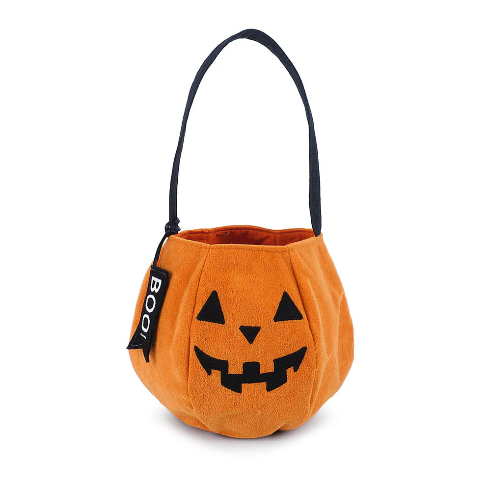 ORANGE PUMPKIN HALLOWEEN BAG Mon Ami Halloween Party Favors & Boo Baskets ORANGE PUMPKIN HALLOWEEN BAG Bonjour Fete - Party Supplies