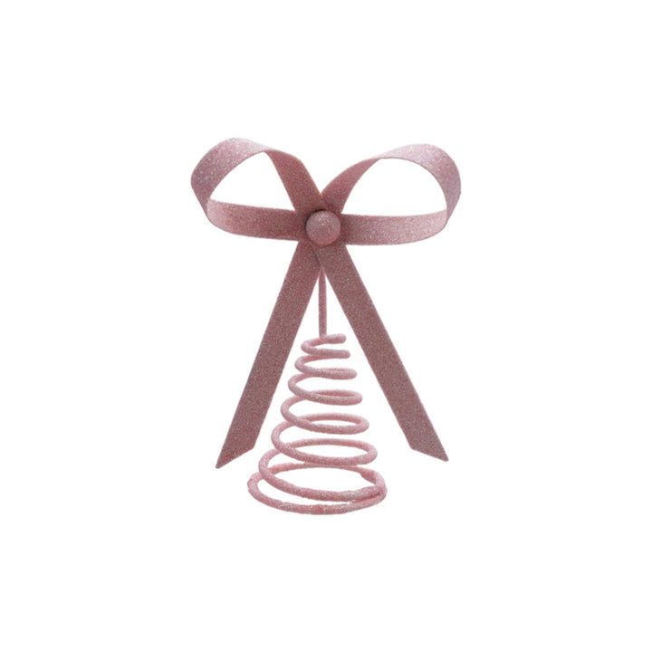 PINK BOW TREE TOPPER Creative Co-op PINK BOW TREE TOPPER Bonjour Fete - Party Supplies