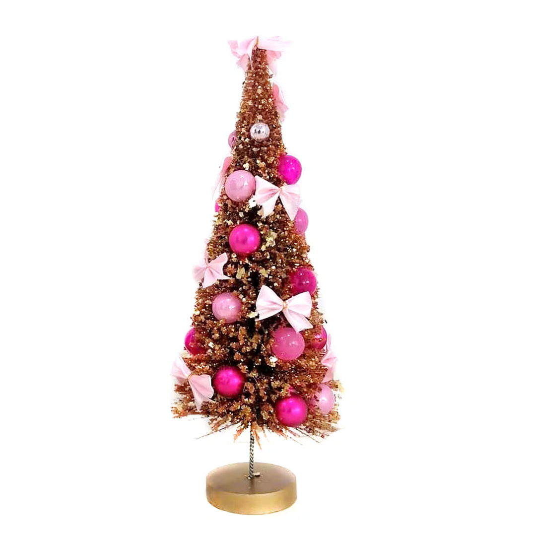 PINK TINSEL TOWN CHRISTMAS TREE BY CODY FOSTER Cody Foster Co. PINK TINSEL TOWN CHRISTMAS TREE BY CODY FOSTER Bonjour Fete - Party Supplies