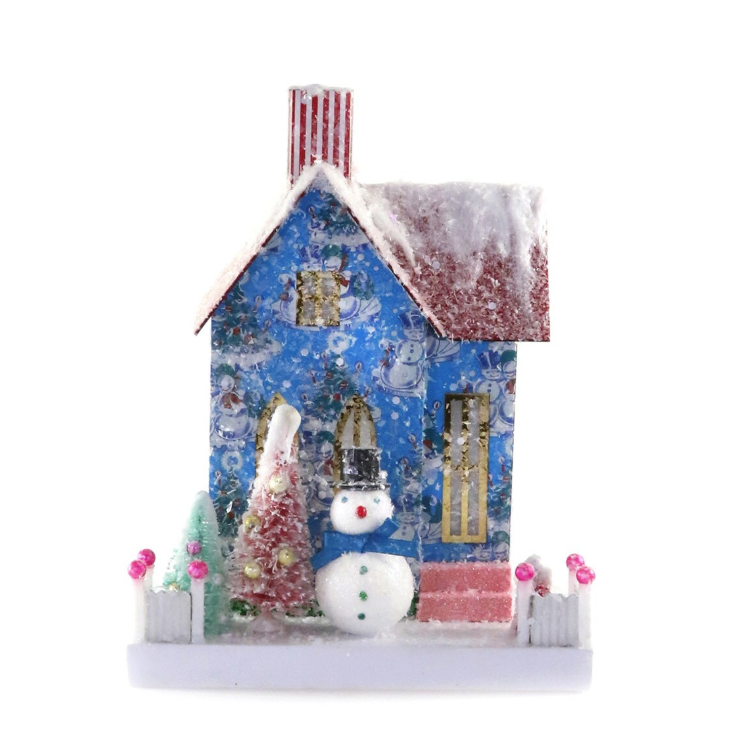 Cody Foster Standing Snowman Blow Mold 5.50in, Christmas Tree Retro Vintage Go8878