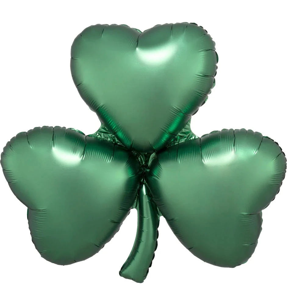 SATIN SHAMROCK CLOVER BALLOON Anagram Bonjour Fete - Party Supplies