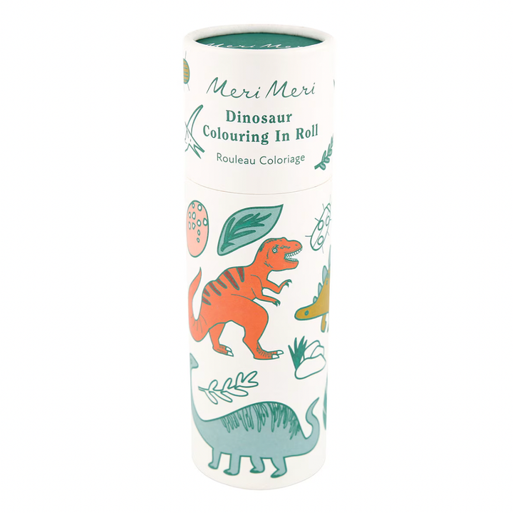 DINOSAUR COLORING PAPER ROLL Meri Meri Arts & Crafts DINOSAUR COLORING PAPER ROLL Bonjour Fete - Party Supplies