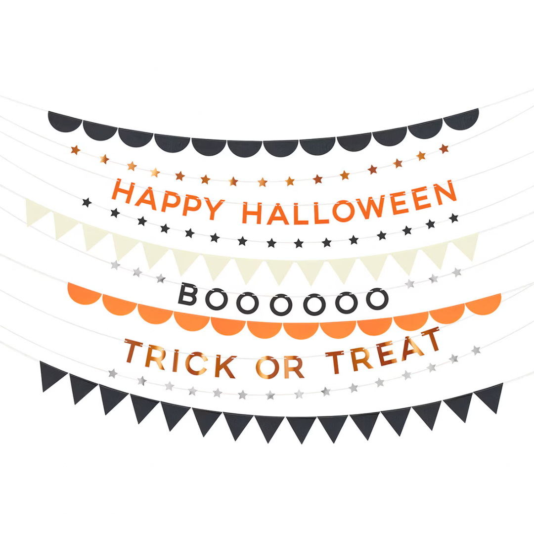 HALLOWEEN GARLAND SET Meri Meri Halloween Party Decorations HALLOWEEN GARLAND SET Bonjour Fete - Party Supplies