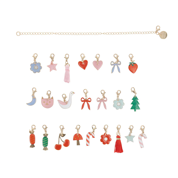 MERI MERI X LIBERTY CHARM BRACELET ADVENT CALENDAR Meri Meri Advent Calendars MERI MERI X LIBERTY CHARM BRACELET ADVENT CALENDAR Bonjour Fete - Party Supplies