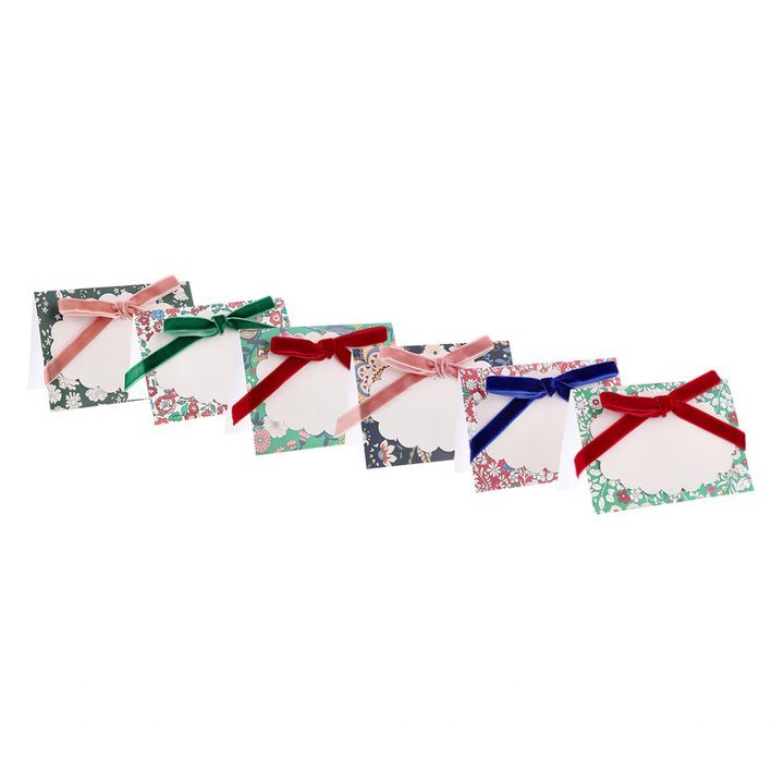 MERI MERI X LIBERTY WINTER PLACE CARDS Meri Meri Place Cards MERI MERI X LIBERTY WINTER PLACE CARDS Bonjour Fete - Party Supplies