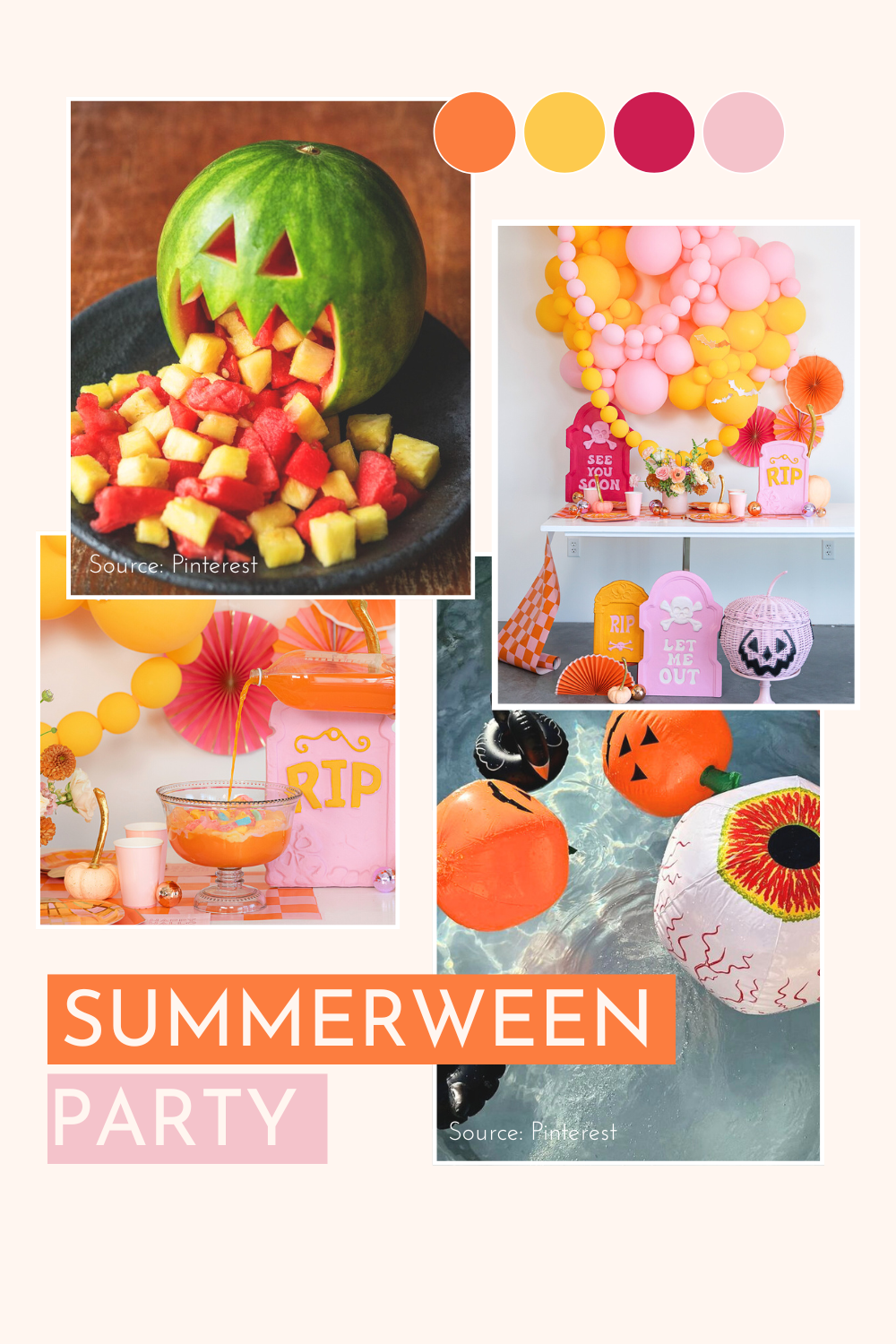summerween party ideas summerween themed party inspo