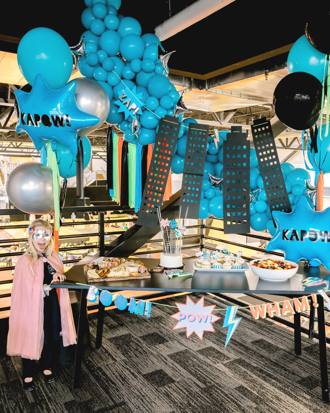superhero party superhero birthday cape masks comic book decorations action-packed celebration