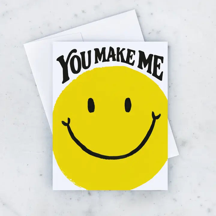 YOU MAKE ME SMILE CARD Idlewild Co. Bonjour Fete - Party Supplies