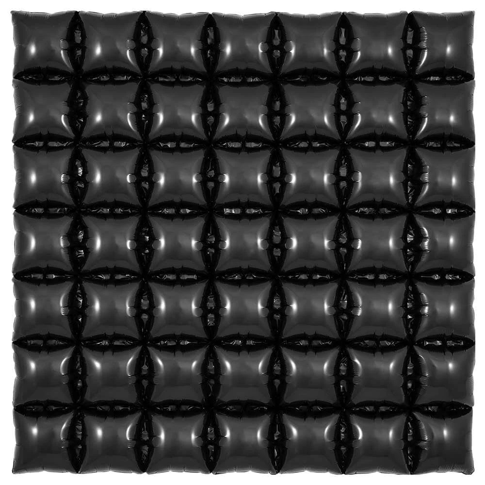 Black Waffle Panel Balloon Bonjour Fete Party Supplies Photobooth & Signage