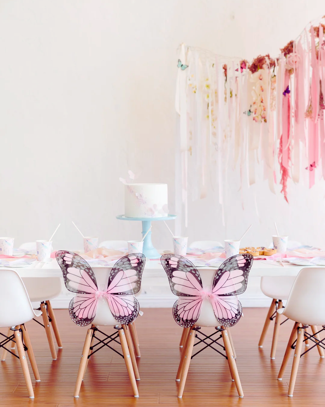 butterfly party butterfly birthday colorful wings garden party floral decorations