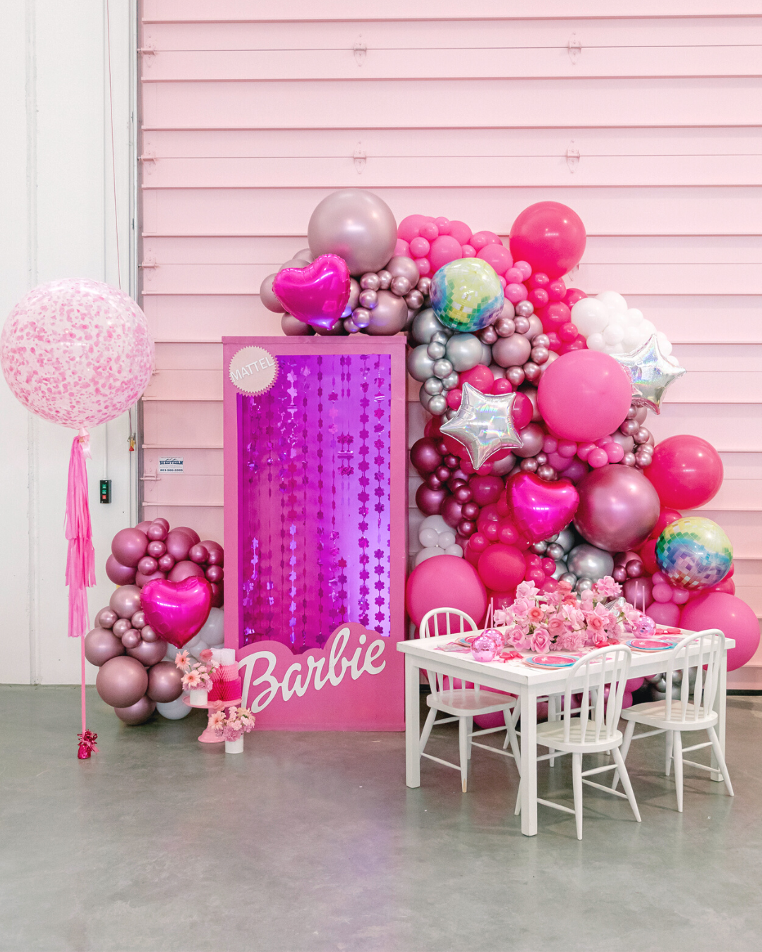 barbie party malibu beach barbie party barbie box pink balloons 