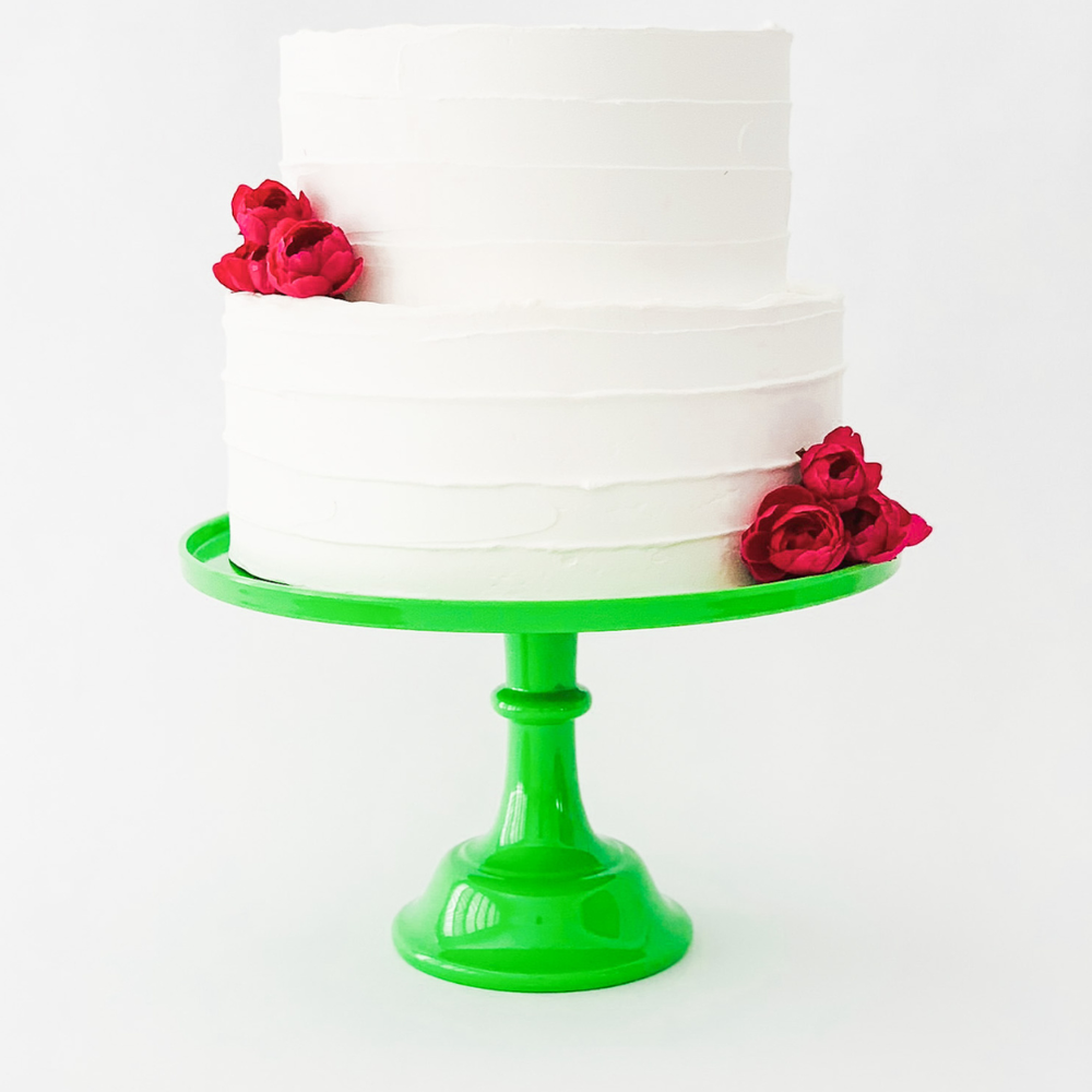 Kelly Green Pedestal Cake Stand Bonjour Fete Party Supplies St. Patrick's Day