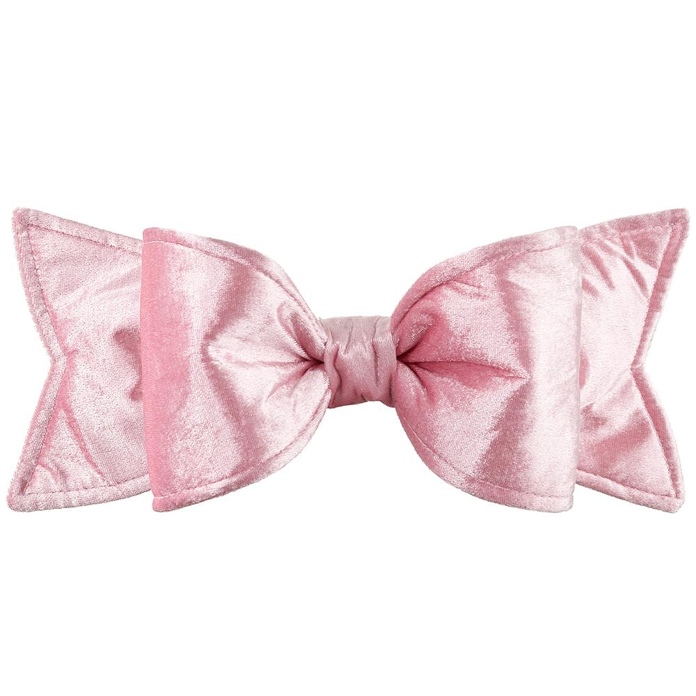 OVERSIZED PINK VELVET BOW ORNAMENT Allstate Floral Christmas Holiday Kitchen & Entertaining OVERSIZED PINK VELVET BOW ORNAMENT Bonjour Fete - Party Supplies