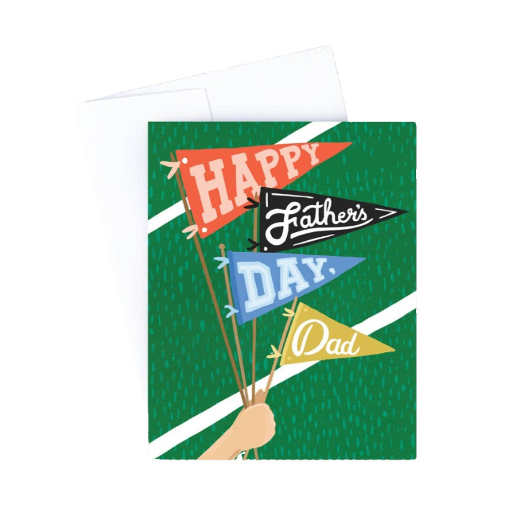 Father's Day Pennants Card (LAST CALL!) Idlewild Co. Bonjour Fete - Party Supplies