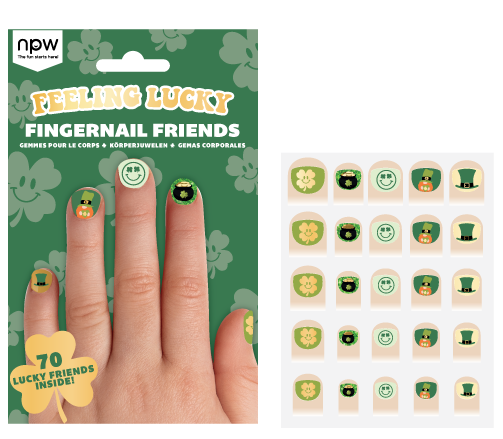 ST. PATRICK'S DAY NAIL STICKERS NPW St. Patrick's Day ST. PATRICK'S DAY NAIL STICKERS Bonjour Fete - Party Supplies