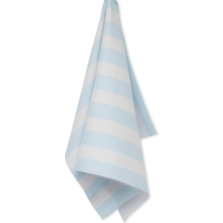 Summer Bold Blue Tea Towel Geometry Bonjour Fete - Party Supplies