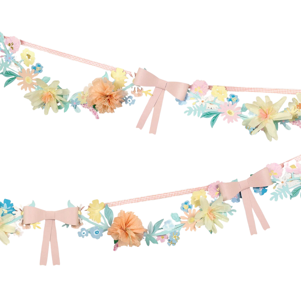 ELEGANT FLORAL GARLAND Meri Meri Garlands & Banners Bonjour Fete - Party Supplies