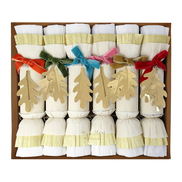 Gold Leaf Crackers Bonjour Fete Party Supplies Thanksgiving Party Favors