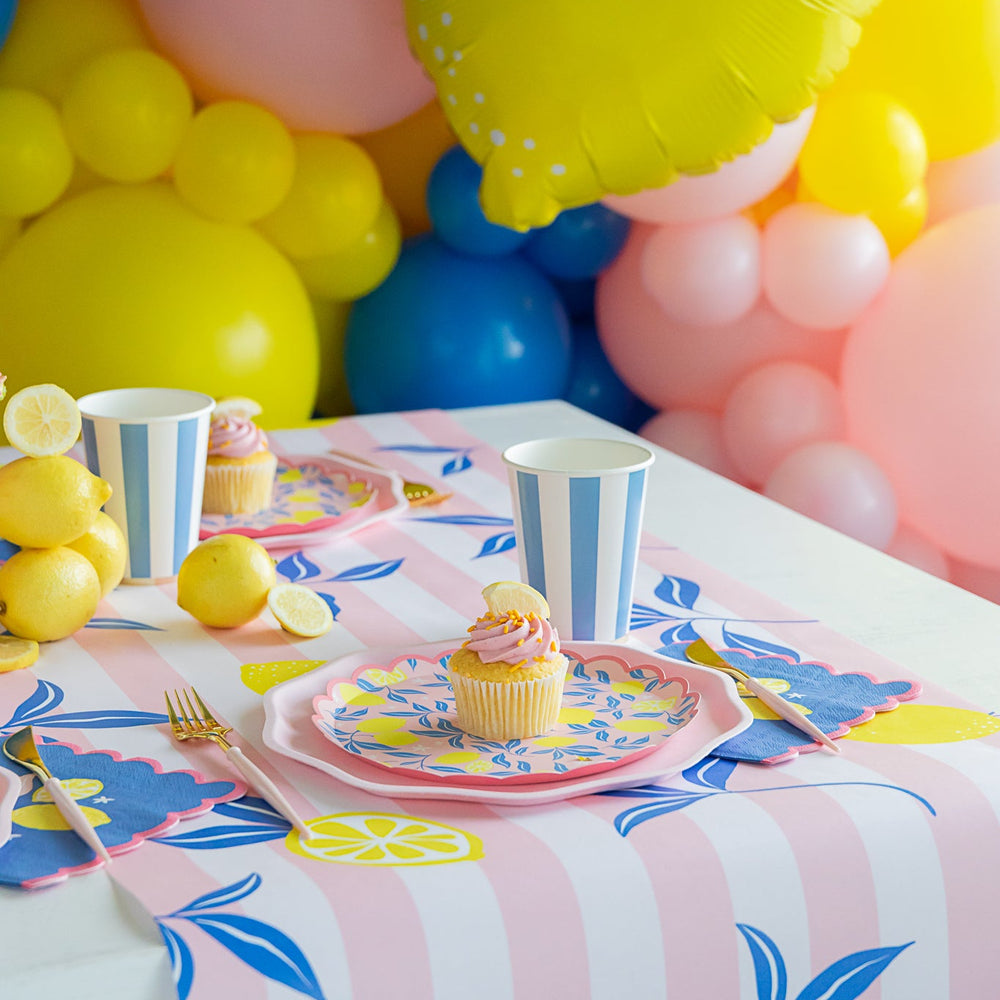 LEMON ZEST TABLE RUNNER Bonjour Fête Table Covers & Placemats LEMON ZEST TABLE RUNNER Bonjour Fete - Party Supplies