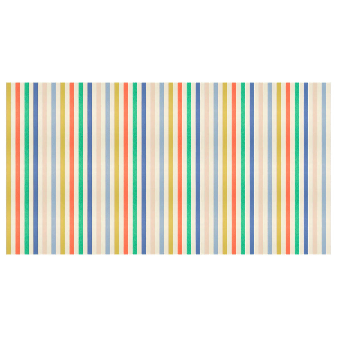 MULTI STRIPE TABLECLOTH Meri Meri Table Covers & Placemats Bonjour Fete - Party Supplies