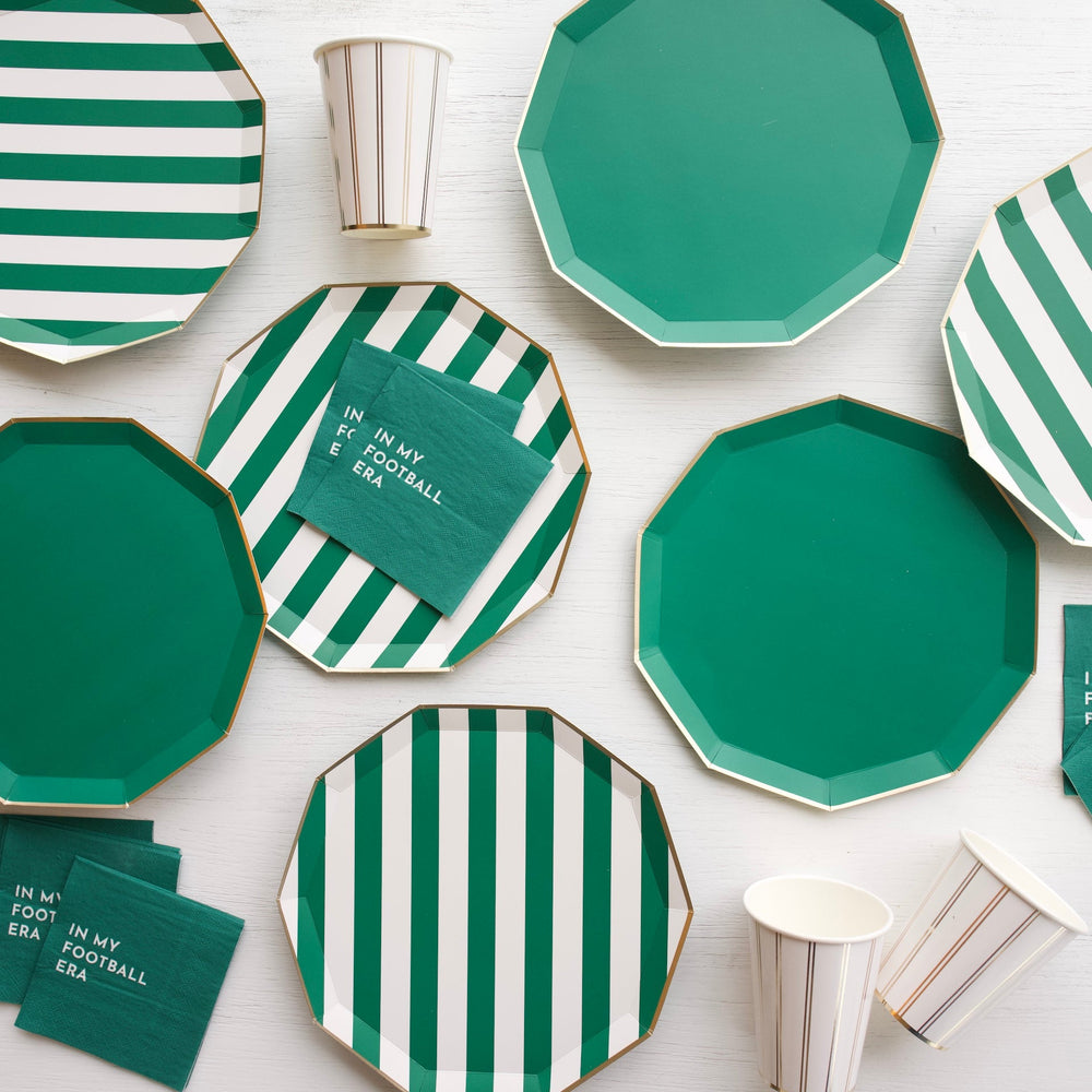 EMERALD GREEN PREMIUM DINNER PLATES Bonjour Fete Bonjour Fete - Party Supplies