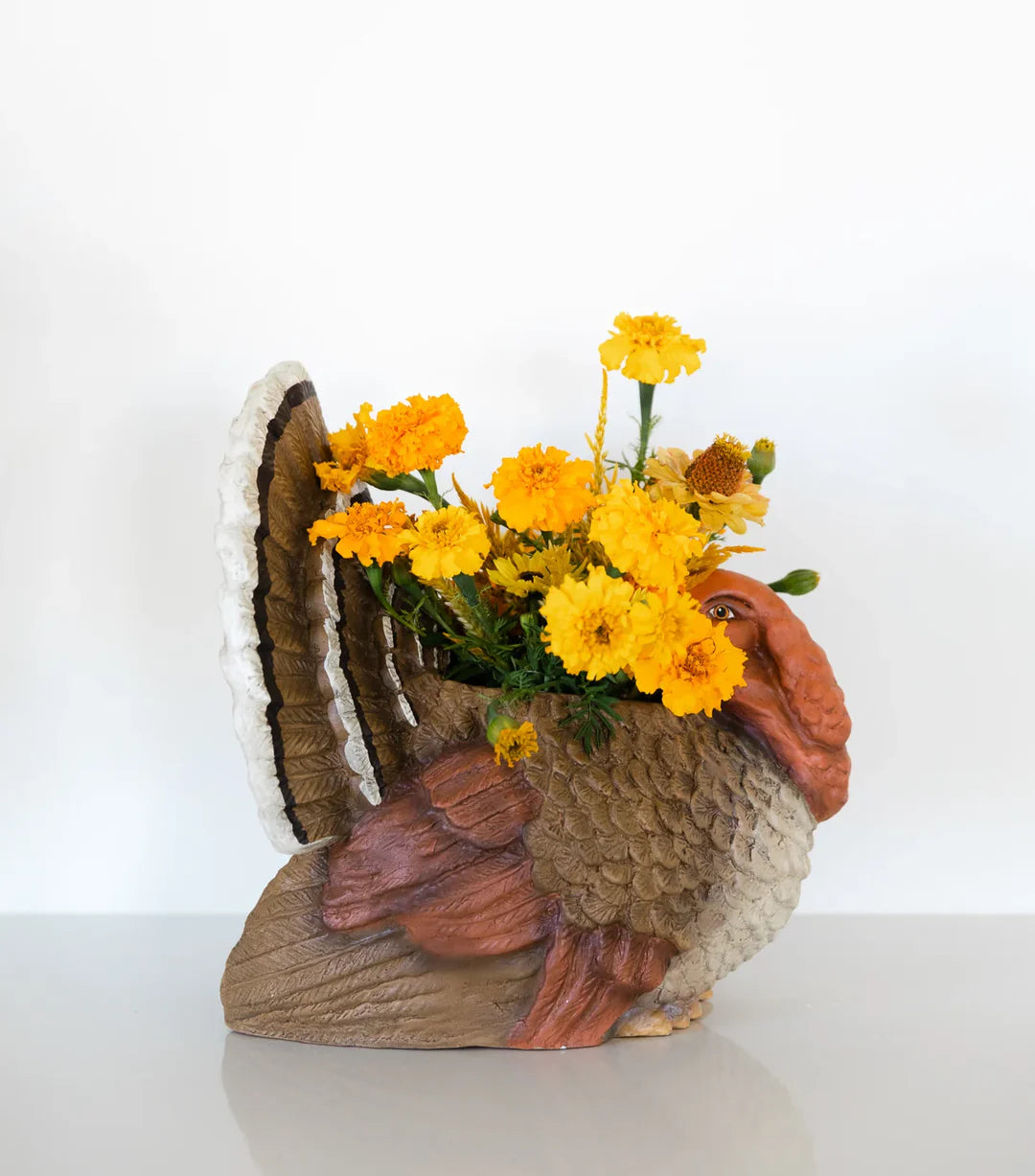 turkey bucket for a thanksgiving decoration