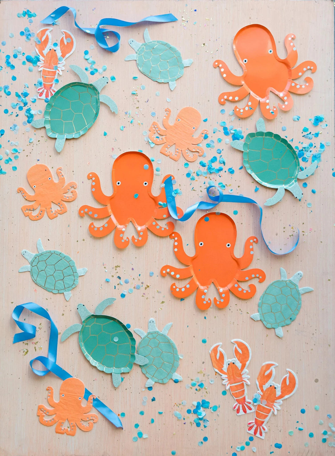 under the sea party supplies for an ocean themed party
