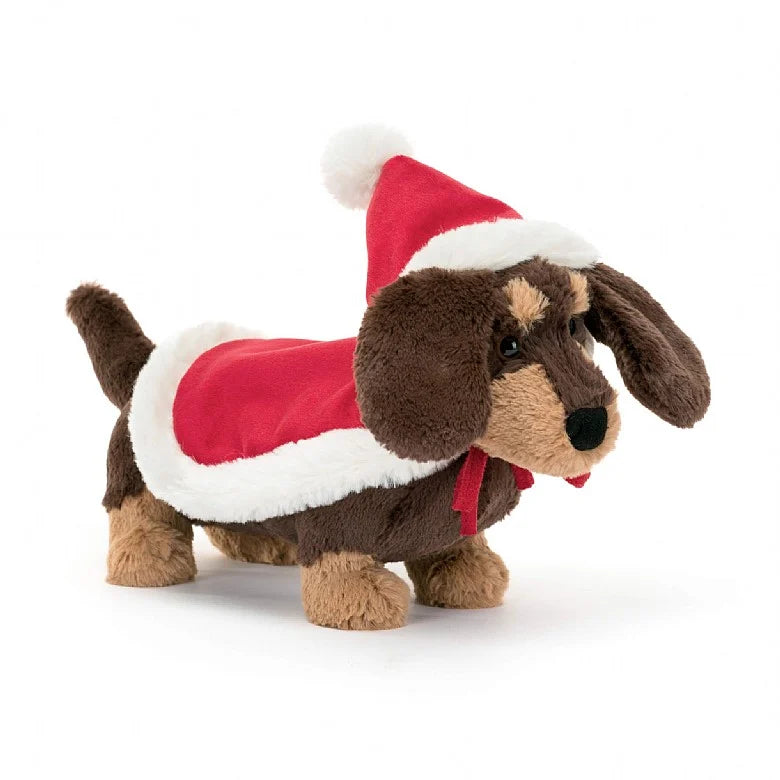 WINTER WARMER OTTO SAUSAGE DOG BY JELLYCAT Jellycat Bonjour Fete - Party Supplies