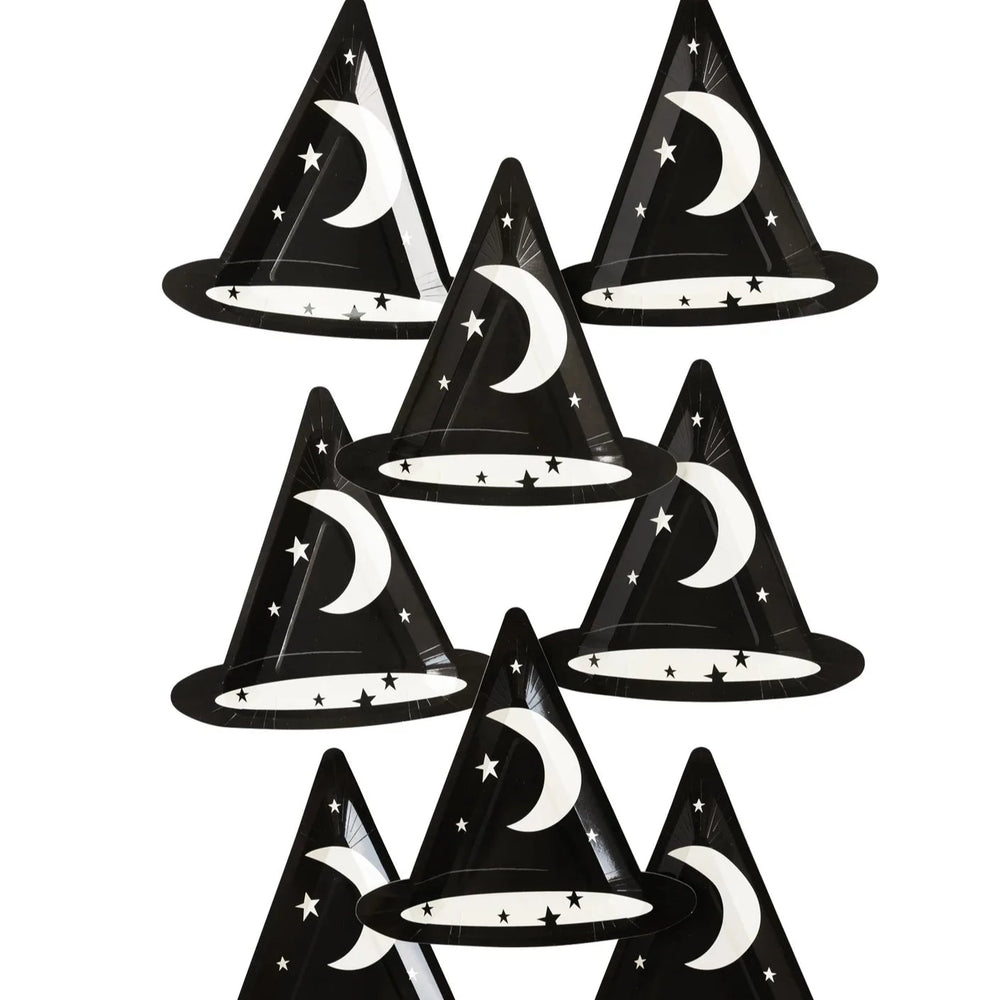 WITCHES HAT PLATES My Mind’s Eye 0 Faire Bonjour Fete - Party Supplies
