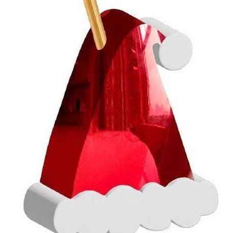 SANTA HAT NOVELTY SIPPER Packed Party 0 Faire Bonjour Fete - Party Supplies