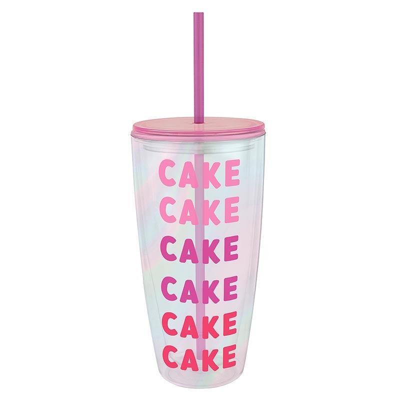 DOUBLE-WALL GRAYSON - CAKE CAKE CAKE Slant Collections by Creative Brands Tumbler Bonjour Fete - Party Supplies