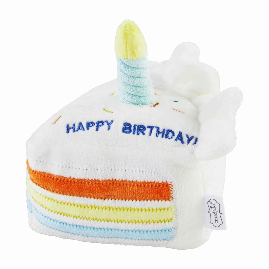 MULTI COLOR CAKE MUSICAL PLUSH Mud Pie Toy Bonjour Fete - Party Supplies